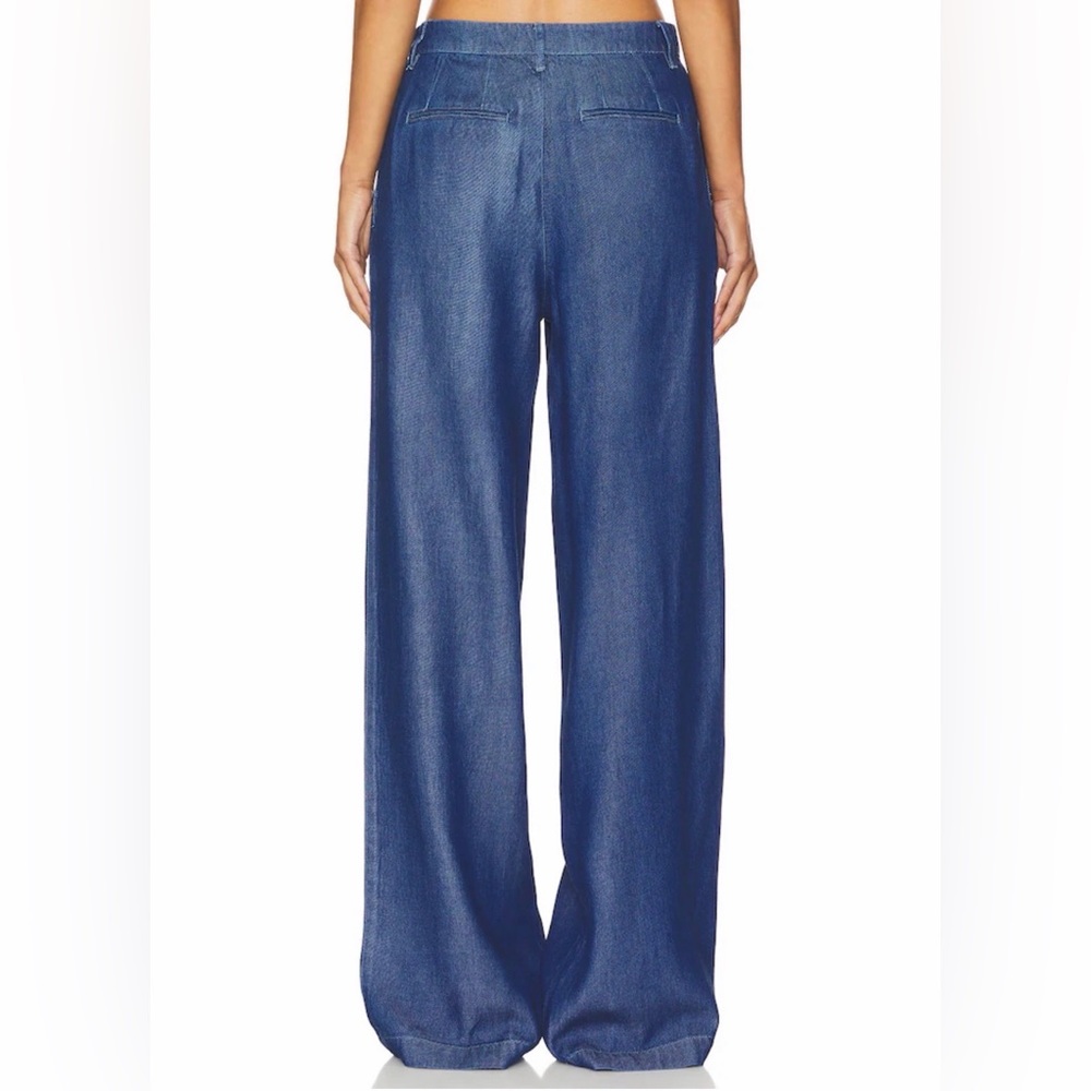 LOVERS + FRIENDS Agathe Pant in Blue Denim - Picture 4 of 12